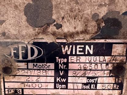 Bild 2:Bauwinde 2,2 kW