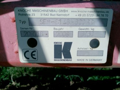 Bild 3:Knoche Kurzscheibenegge