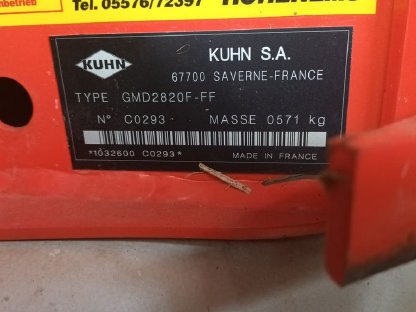 Kuhn Frontmähwerk GMD2820F-FF