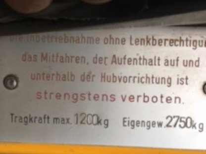 Bild 5:Elektrostapler Still