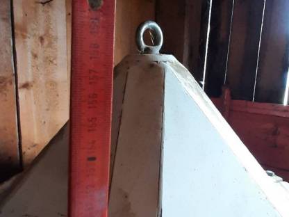 Bild 8:Heugebläse, Heubelüftung, Heubombe, Hackschnitzelbelüfter