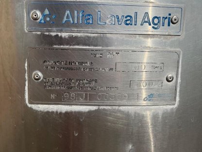 Bild 2:Milchtank Alfa Laval