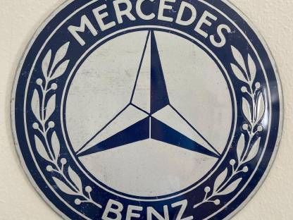 Mercedes Benz Schild 35 cm