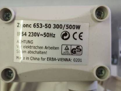 Bild 3:500 W Halogen-Fluter geeignet als Baustrahler, Arbeitsleuchte