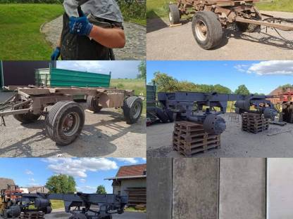 Das mobile Sandstrahlen von gebrauchten Landmaschinen