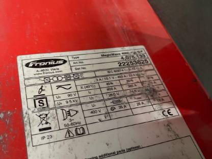 Bild 4:Fronius Magic Wave 4000