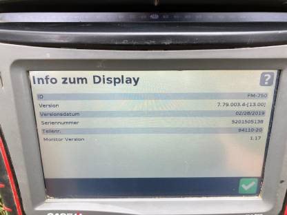 Bild 6:Trimble Spurführung FM750