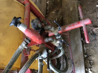 Bild 3:Feldspritze 300 l Fass ohne Pumpe