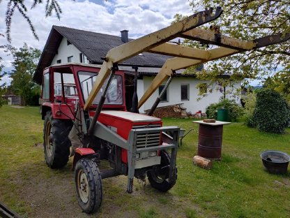 Bild 2:Steyr 40 mit Frontlader
