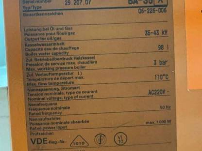 Bild 3:Ölheizung Viessmann Vitola-biferral