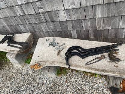 Holzdachrinne Lärche