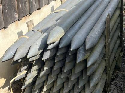 Zaunpfähle Recycling