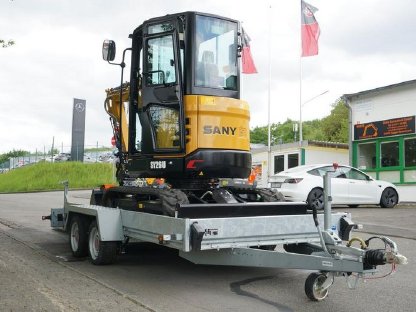 Bild 4:Minibagger Sany SY26U + Anhänger
