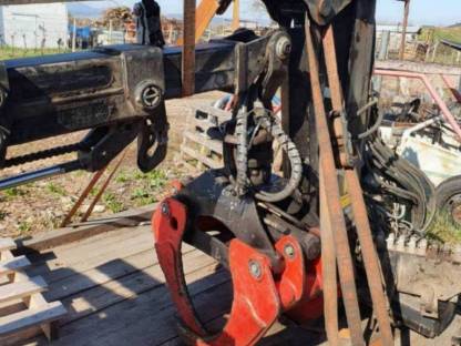 Cranab Greifer, 6-t Rotator, Möslein Container Anhänger
