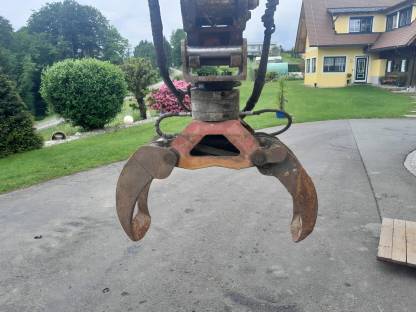 Holzzange für 4,5-9 t Bagger