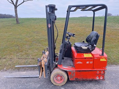 LINDE Elektrostapler E12 mit Drehgerät
