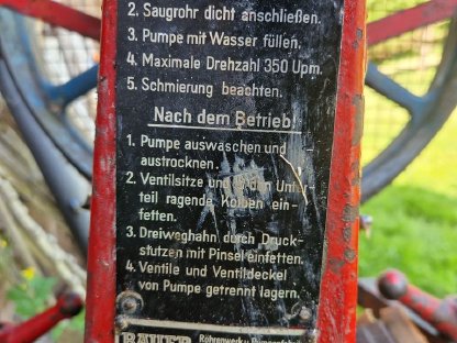 Bild 2:Güllepumpe Bauer