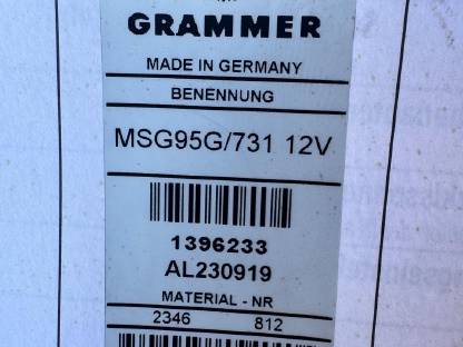 Bild 2:Grammer Sitz luftgefedert
