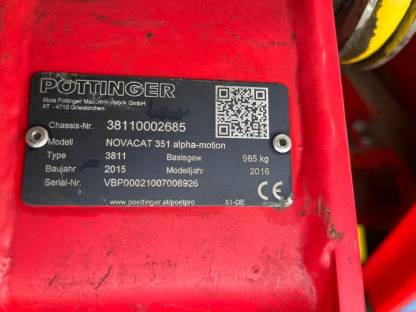 Bild 6:Pöttinger Novacat 351 Alpha-Motion