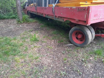 Ballenwagen Plattformanhänger