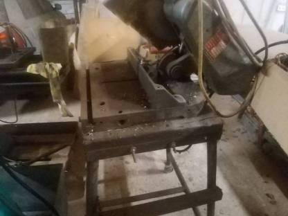 Bild 2:Werkstatt Kappsäge