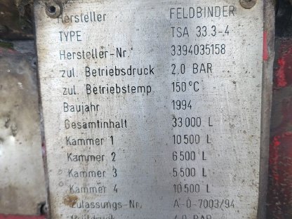 Bild 6:Feldbinder TSA 33.3-4 Tankauflieger