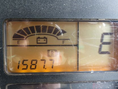 Bild 9:Mitsubishi FB18NT Elektro 3-Rad-Stapler