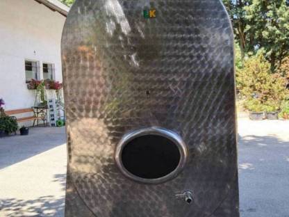 Bild 3:Edelstahl Weinfass