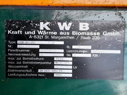 Kwb Hackschnitzelheizung