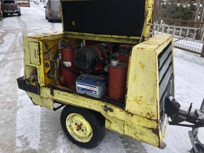 Verkaufe Baukompressor mit Deutz 2 zylinder Motor