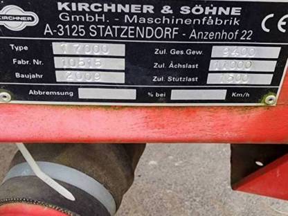 Kirchner Vakuumfass T 7.000