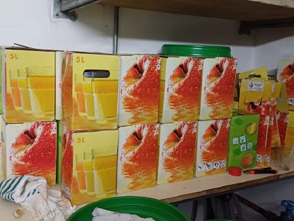 Apfelsaft zu verkaufen