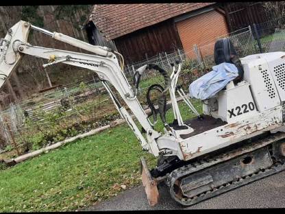 Minibagger Bobcat X220 Kettenbagger