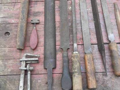 Bild 3:Alte Feilen Werkzeug