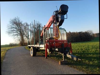 Rückewagen, Krananhänger Palfinger