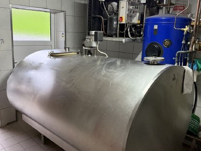 Milchtank mit Wärmerückgewinnung
