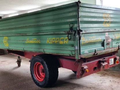 Brantner Einachs-Kipper 6 t - neu bereift