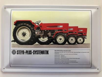 Blechschild 30 x 20 cm Steyr Systematik