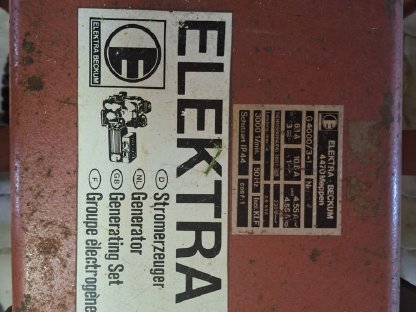 Bild 2:Notstromaggregat Elektra