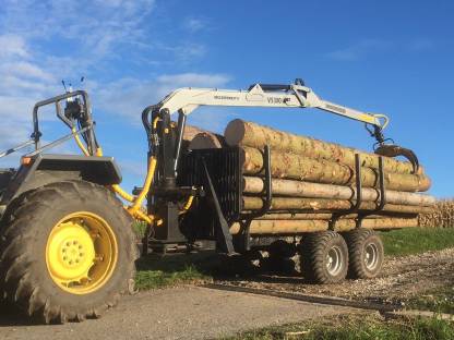 Rückewagen Kranwagen Trejon Multiforest MF80E
