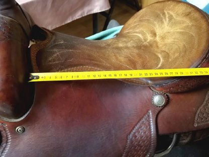 Bild 5:Westernsattel für Pferde mit hohem Widerrist