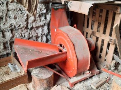 Bild 6:Hackschnitzlgebläse