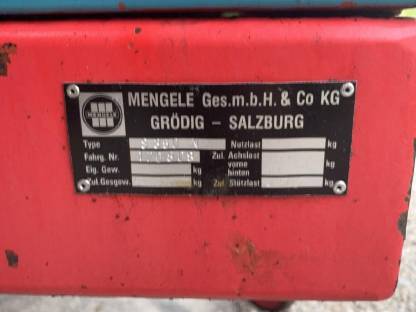Bild 5:Mengele Miststreuer S 350 N
