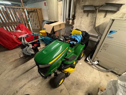 Aufsitzrasenmäher John Deere X350R – Top Zustand