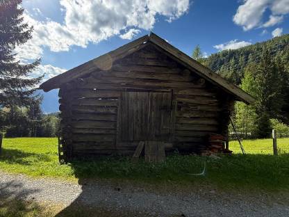 Schupfe, Scheune, Altholz
