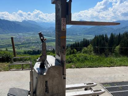 Edelstahl Stapler Ameise Hubwagen