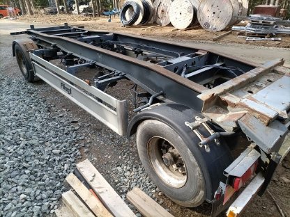 Abrollcontainer Anhänger Fliegl Tieflader