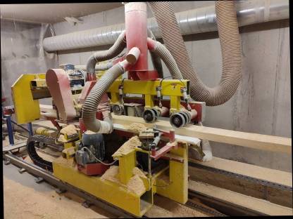Bild 8:Vollfunktionsfähige Keilzinkanlage