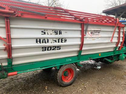 Verkaufe Ladewagen Steyr Hamster 8025