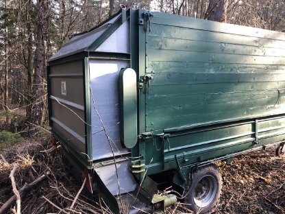 Bild 2:Mengele Kratzboden, Hackschnitzelwagen